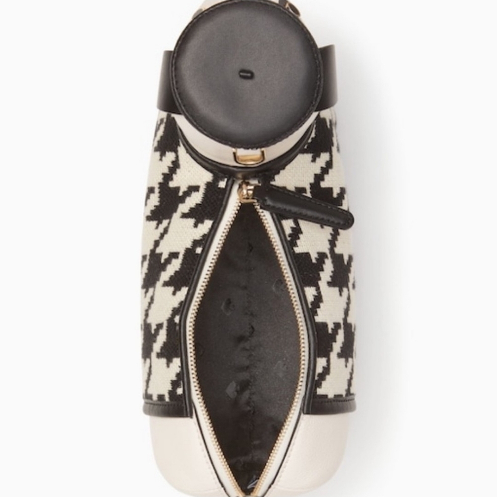 Kate Spade Claude Dachshund Houndstooth crossbody - Picture 7 of 7